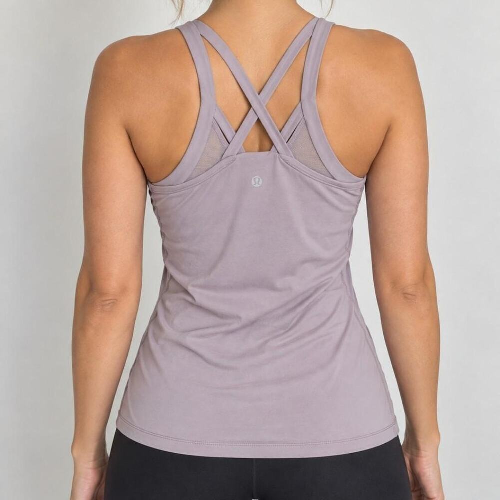 Lululemon light purple tank top
